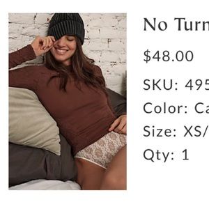 SOLD❗️Free People No Turning Back Top